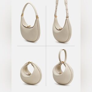 Songmont medium convertible Luna bag in ivory